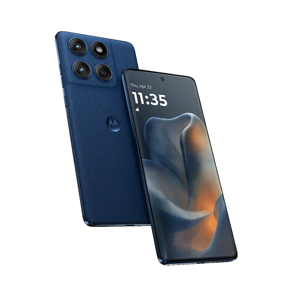 Motorola Edge 60 Dual SIM Mobile Phone, 6.67" pOLED Quad-Curved Display, MediaTek Dimensity 7300 Chipset, 12GB